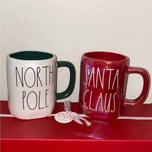Rae Dunn set of 2 mugs
